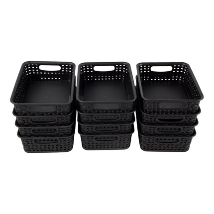 Donkere manden met Handgrepen - Handzaam en Elegant - 20cm x 15cm x 6cm - 12 stuks – Bewaaremmers