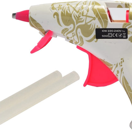 Lijmpistool met lijmpatronen 10 w - 220-240 v - 50 HZ