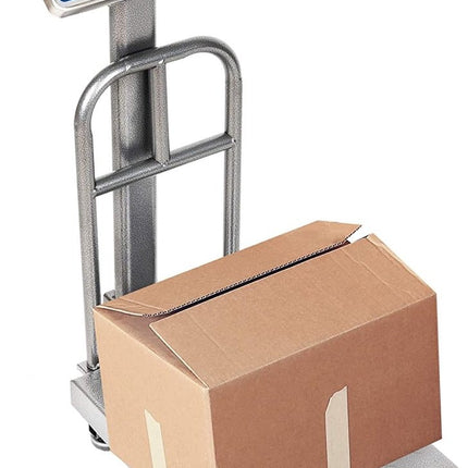 Discountershop® Digitale Platformweegschaal - 71 x 49 x 30 cm - Plateau Weegschaal - Tot 150 kg