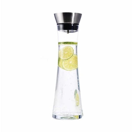 Karaf - Waterkaraf - 1 Liter met 6 longdrinkglazen 27 cl inhoud - Inclusief RVS Filter - waterfilter - Water