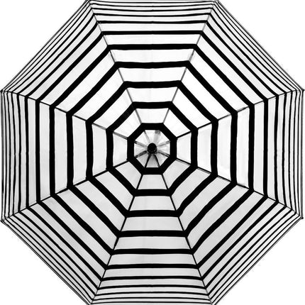 Paraplu polka dot en streepdessin Koepelparaplu Transparant PVC Ø 86 CM trouw -
