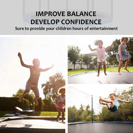 Trampoline met veiligheidsnet - Diameter 183 cm - EU veiligheidskeurmerk - incl. trap