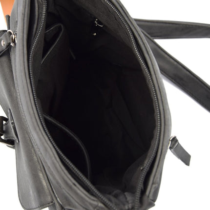 Schoudertas - Crossbodytas - tassen - tassen dames - tassen kopen - tassen hengsel - tassen Zwart - Dames tas - handtas - handtassen - handtas dames - handtassen dames - handtas Zwart - WDL-3182