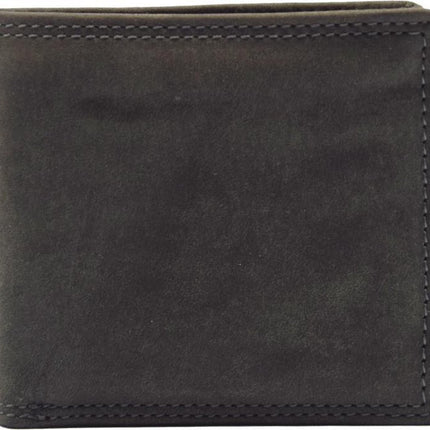 Portemonnee heren- dames luxe leer RFID anti-skim volledig leer van binnen en buitenkant - hoge kwaliteit portefeuille heren-dames leer - mannen cadeautjes, cadeau voor man-vrouw Billfold - Antraciet