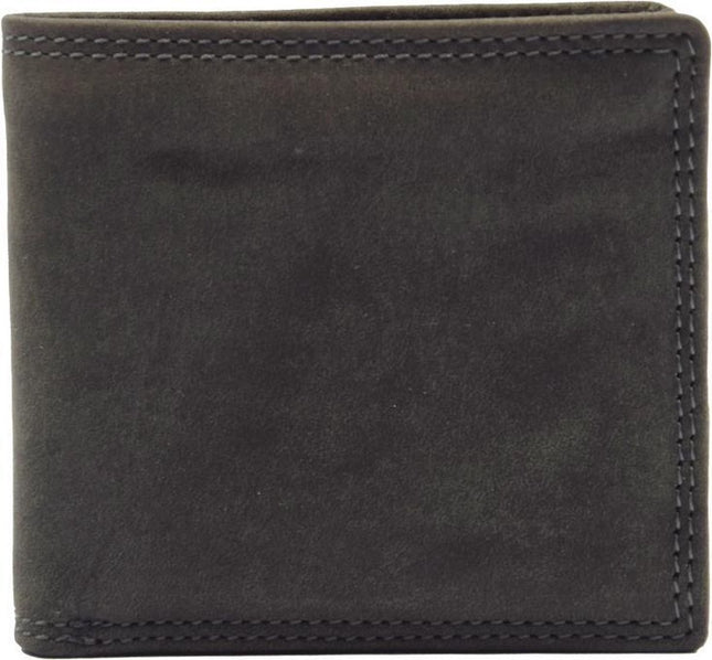 Portemonnee heren- dames luxe leer RFID anti-skim volledig leer van binnen en buitenkant - hoge kwaliteit portefeuille heren-dames leer - mannen cadeautjes, cadeau voor man-vrouw Billfold - Antraciet