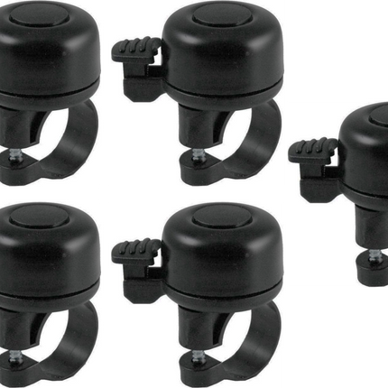 Zwarte Mini Fietsbel 3 cm – Goedkope Universele Fietsbel voor Racefiets, Kinderfiets & Stadsfiets – Beste Fietsbel Geluid