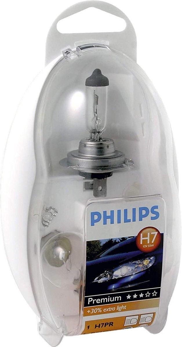Philips Reservelampenset Premium Vision Easykit H7 55474ekkm
