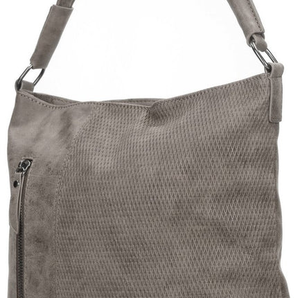 Bicky bernard -Schoudertas - Handtas Tizni - modern tas -Grijs-Mid-grey
