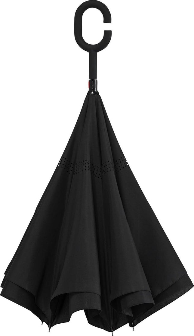 Inside Out Paraplu 105cm – Opvouwbare Winddichte Handmatige Paraplu met Dubbel Doek voor Dames en Heren – Lichtgewicht Paraplu Zonder Druppels