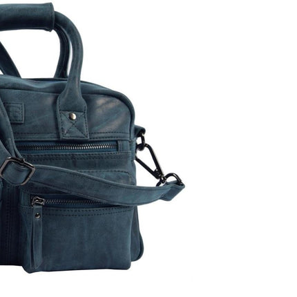 Bicky Bernard Handtas omhang Hand & Schoudertas Western Bag Blauw - Donkerblauw