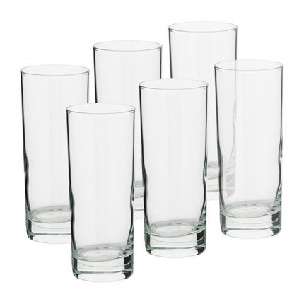 Karaf - Waterkaraf - 1 Liter met 6 longdrinkglazen 27 cl inhoud - Inclusief RVS Filter - waterfilter - Water