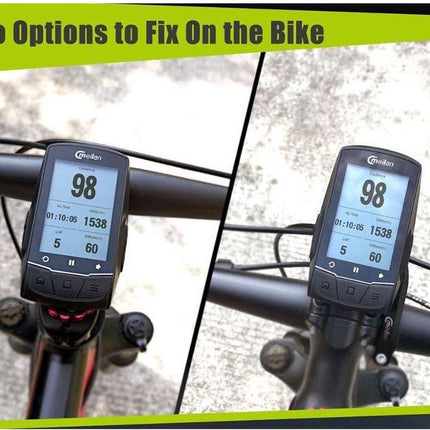Fietscomputer Gps - Oplaadbaar - Zwart - Kunststof - 7.9Cm X 10.5Cm - 280G - 40 Uur Branduren 