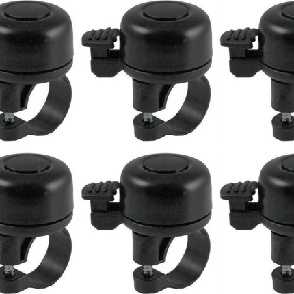 Zwarte Mini Fietsbel 3 cm – Goedkope Universele Fietsbel voor Racefiets, Kinderfiets & Stadsfiets – Beste Fietsbel Geluid