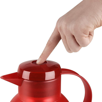 Rode Isoleerkan (1L) | Koffie & Thee Warm  