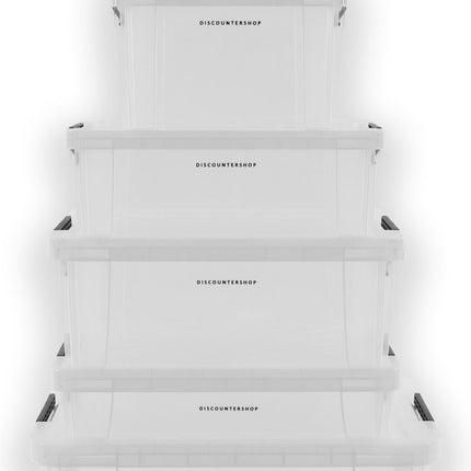 Set van 6 Opbergboxen| Opberger | Opbergbak | Opbergdoos | Opbergbakken | Bakken | polypropyleen