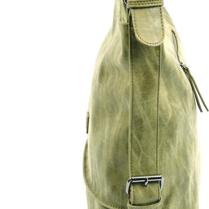 Schoudertas - Crossbodytas - tassen - tassen dames - tassen kopen - tassen hengsel - tassen Olijf - Groen - Dames tas - handtas - handtassen - handtas dames - handtassen dames - handtas Olijf - Groen - WDL-3183