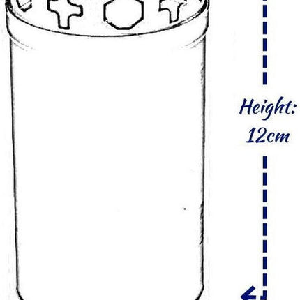 5 stuks Herdenkingskaars - Kaars - Witte kaars kopen - Herdenkingskaarsen - Glas - Witte kaars in glas - Kaarshouder - Herdenkingskaarsje - Rood - kaars -kaarsen 