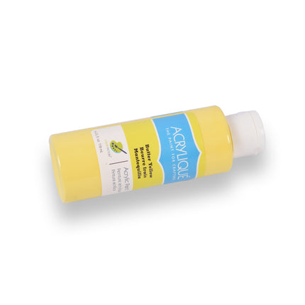 Boter Geel: Hoogwaardige Merkloze Acrylverf voor Schilderen en Knutselen – 118ml
