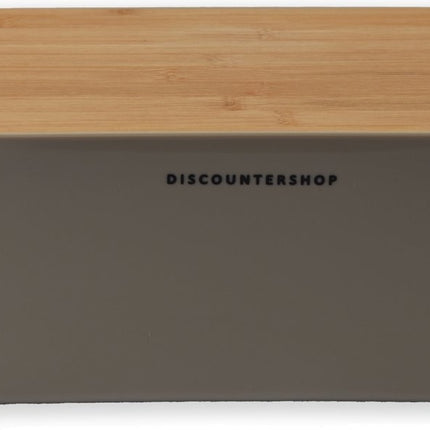 Set van 3 Prachtige broodtrommels - Broodtrommel met bamboedeksel -Blauw/Grijs/Beige| brooddoos - vershouddoos