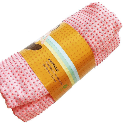Yoga handdoek Roze 183 x 61 cm met Antislip