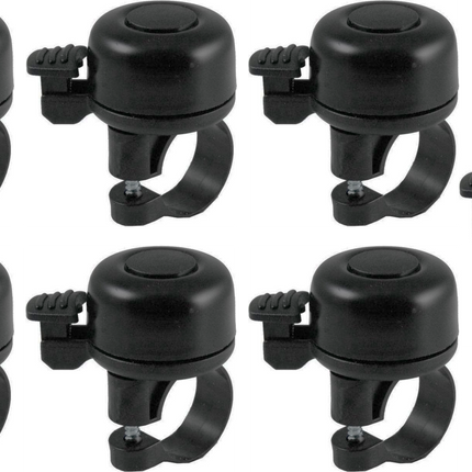 Zwarte Mini Fietsbel 3 cm – Goedkope Universele Fietsbel voor Racefiets, Kinderfiets & Stadsfiets – Beste Fietsbel Geluid