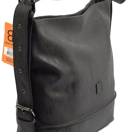 Schoudertas - Crossbodytas - tassen - tassen dames - tassen kopen - tassen hengsel - tassen Zwart - Dames tas - handtas - handtassen - handtas dames - handtassen dames - handtas Zwart- WDL-3183