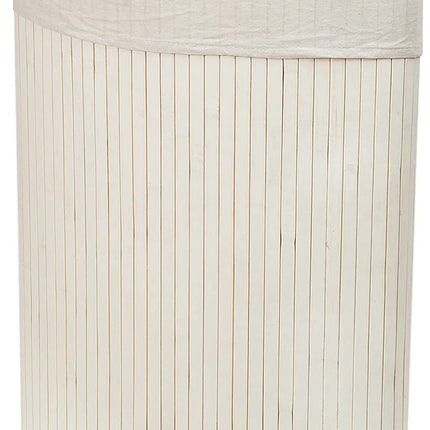 Bamboe 60L Wasmand Met Deksel - Incl. uitneembare waszak Bamboe Opbergmand/ Wasmand - 29 x 39 x 57 cm