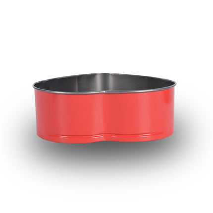 Duurzame Rode en Zilveren Bakvorm - Perfect voor Bakken en Braden - 6.50 x 18.50 cm