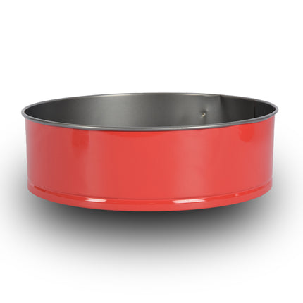 Springvorm | 25cm*8cm*7.5cm | Taartvorm | Rood en zilver | Taartdecoratie | Metaal | Bakvorm | PFAS Vrij