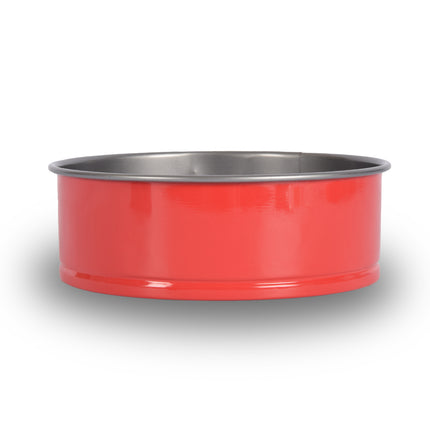 Duurzame Rode en Zilveren Bakvorm - Perfect voor Bakken en Braden - 6.50 x 18.50 cm