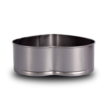 Springvorm | 22cm*8cm*7.5cm | Metaal | Hartvormige | Taartvorm | PFAS Vrij | Zilver & Grijs | Bakvorm | Taartdecoratie