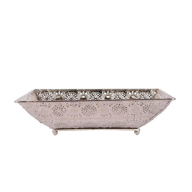 Elegante Sieradendoosjes voor al je Juwelen - Zilveren Opbergdoos - 17x6x28cm