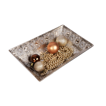 Elegante Sieradendoosjes voor al je Juwelen - Zilveren Opbergdoos - 17x6x28cm