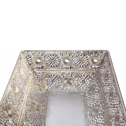 Elegante Sieradendoosjes voor al je Juwelen - Zilveren Opbergdoos - 17x6x28cm