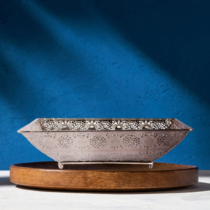 Elegante Sieradendoosjes voor al je Juwelen - Zilveren Opbergdoos - 17x6x28cm
