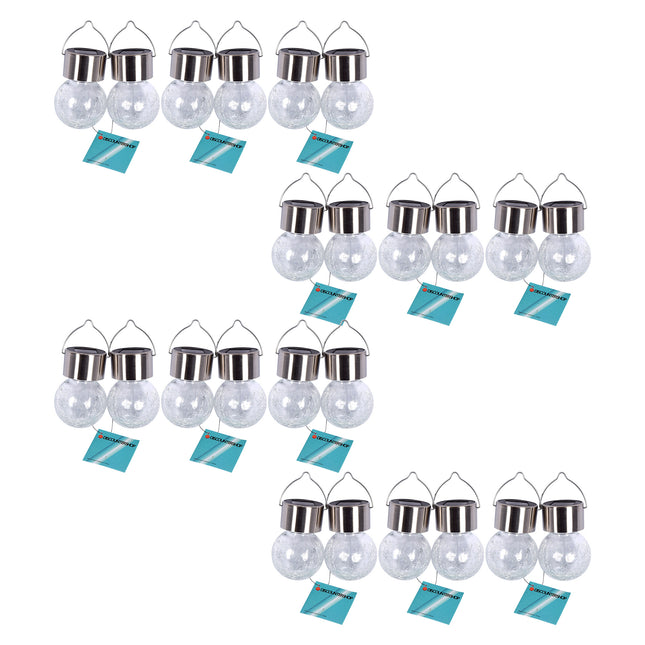Betoverende Solar Tuinlampen Set - 24 Schitterende Zonne-lampen - 9cm x 6cm
