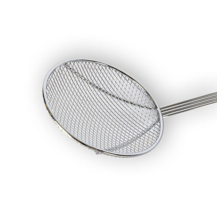 Schuimlepel | Schuimspaan | Zilver | Frituurspaan | Metaal | 146g | Frituurschep | Vergietlepel | Keukengerei | Kookgerei | 41cm*12cm 