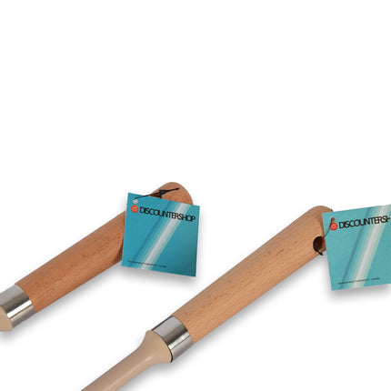 Set Van 2 | WC borstel | Toiletborstel | wit/bruin/beige | Badkameraccessoires | Kunstof | Schoonmaakartikelen | WC-reiniger | 44cm*9cm*9cm