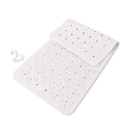 Stijlvolle Badkamermat Set in Wit - 76cm x 36cm - Duurzaam 100% Natuurlijk Rubber - 10 stuks