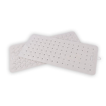 2x | Anti-Schimmel | Badmat | Badkamer mat |Wit | rubber | Douchemat | 76cm*36cm | diameter 102cm