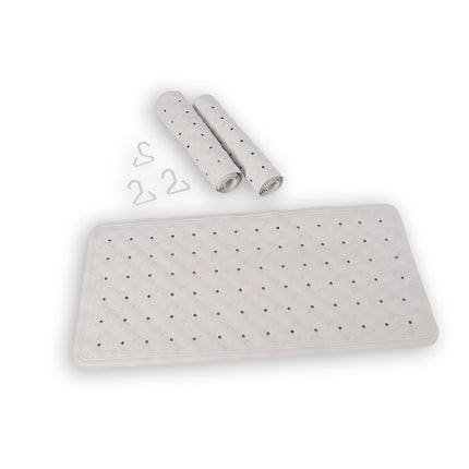 3x | Anti-Schimmel | Badmat | Badkamer mat |Wit | rubber | Douchemat | 76cm*36cm | diameter 102cm