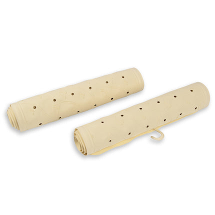 2x | Anti-Schimmel | beige | Badmat | rubber | Badkamer mat | Diameter:102cm | Douchemat | 36cm*76cm