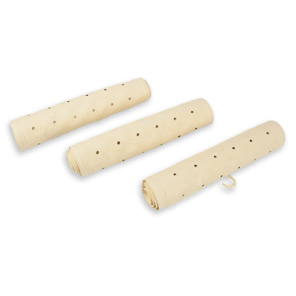 3x | Anti-Schimmel | beige | Badmat | rubber | Badkamer mat | Diameter:102cm | Douchemat | 36cm*76cm