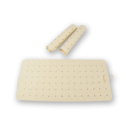3x | Anti-Schimmel | beige | Badmat | rubber | Badkamer mat | Diameter:102cm | Douchemat | 36cm*76cm