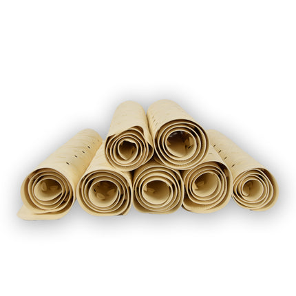 7x | Anti-Schimmel | beige | Badmat | rubber | Badkamer mat | Diameter:102cm | Douchemat | 36cm*76cm
