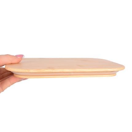 Houd Uw Eten Vers & Stijlvol: 1.04L - Glazen Vershoudbak met Bamboe Deksel - 18cmx13cmx6cm