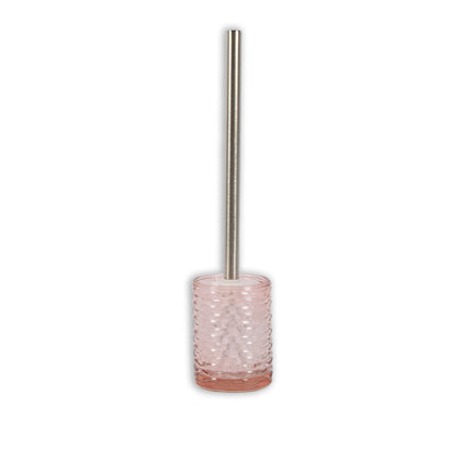 Toiletborstel | WC borstel | Roze | Glas | Badkameraccessoires | toiletborstelhouder | 36cm*8cm*37cm