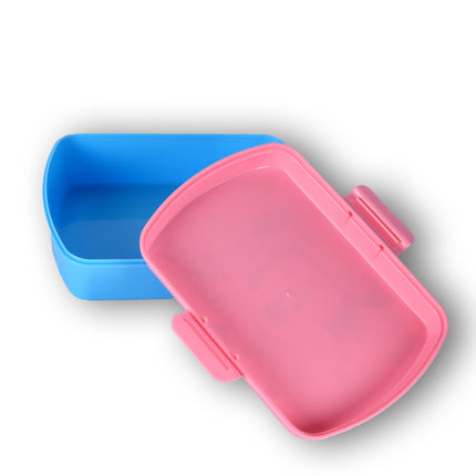 Broodtrommel Kind | Lunchtrommel | Met Bidon | Drinkfles | 500 ml | Lunchset | Met 3 Vakjes | kunstof/aluminium | 10cm*20cm*8cm 