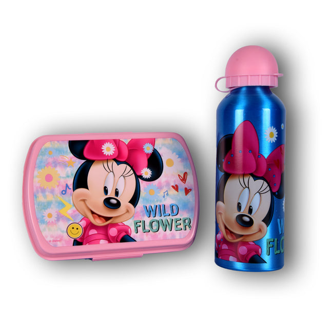 Broodtrommel Kind | Lunchtrommel | Met Bidon | Drinkfles | 500 ml | Lunchset | Met 3 Vakjes | kunstof/aluminium | 10cm*20cm*8cm 