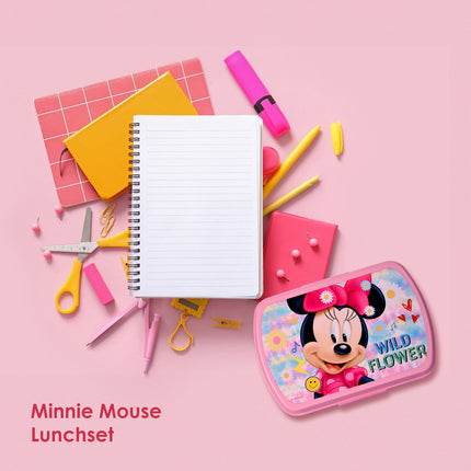 Broodtrommel Kind | Lunchtrommel | Met Bidon | Drinkfles | 500 ml | Lunchset | Met 3 Vakjes | kunstof/aluminium | 10cm*20cm*8cm 
